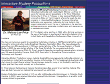 Tablet Screenshot of mystery-productions.com