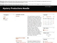 Tablet Screenshot of mystery-productions.info